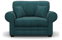 Heart of House Chedworth Fabric Cuddle Chair - Teal
